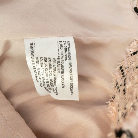 Wild Fable Pink Tweed Cropped Tank Top Size M Chic Textured Statement Pc - Picture 4 of 5